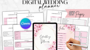 Canva Digital Wedding Planner Template