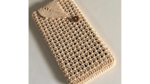Lacy Leafy Phone Cozy Crochet Pattern