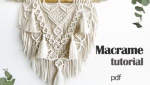 Macrame Boho Wall Hanging Pattern PDF