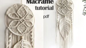 Macrame Flower Wall Hanging Pattern PDF