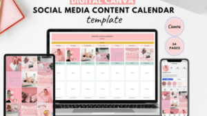 Social Media Content Canva Template